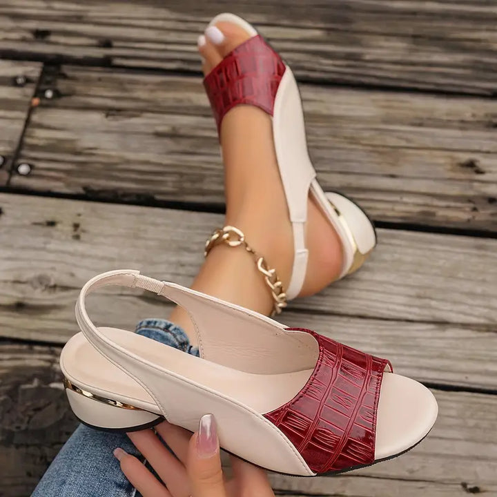 Whitney™ | Elegant Leather Sandals