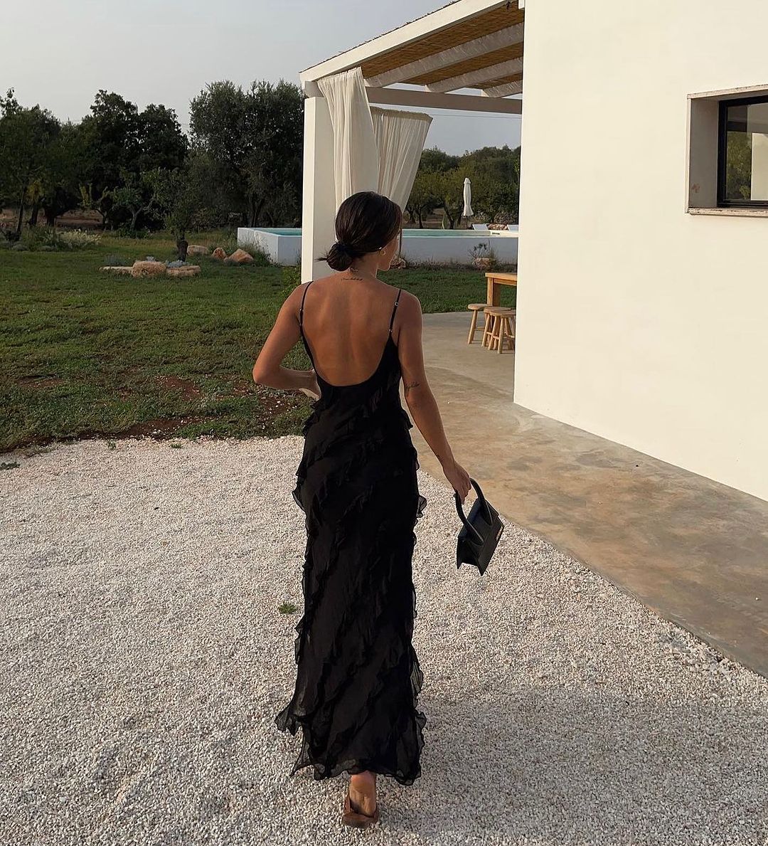 Zara - Ruffled Maxi Dress